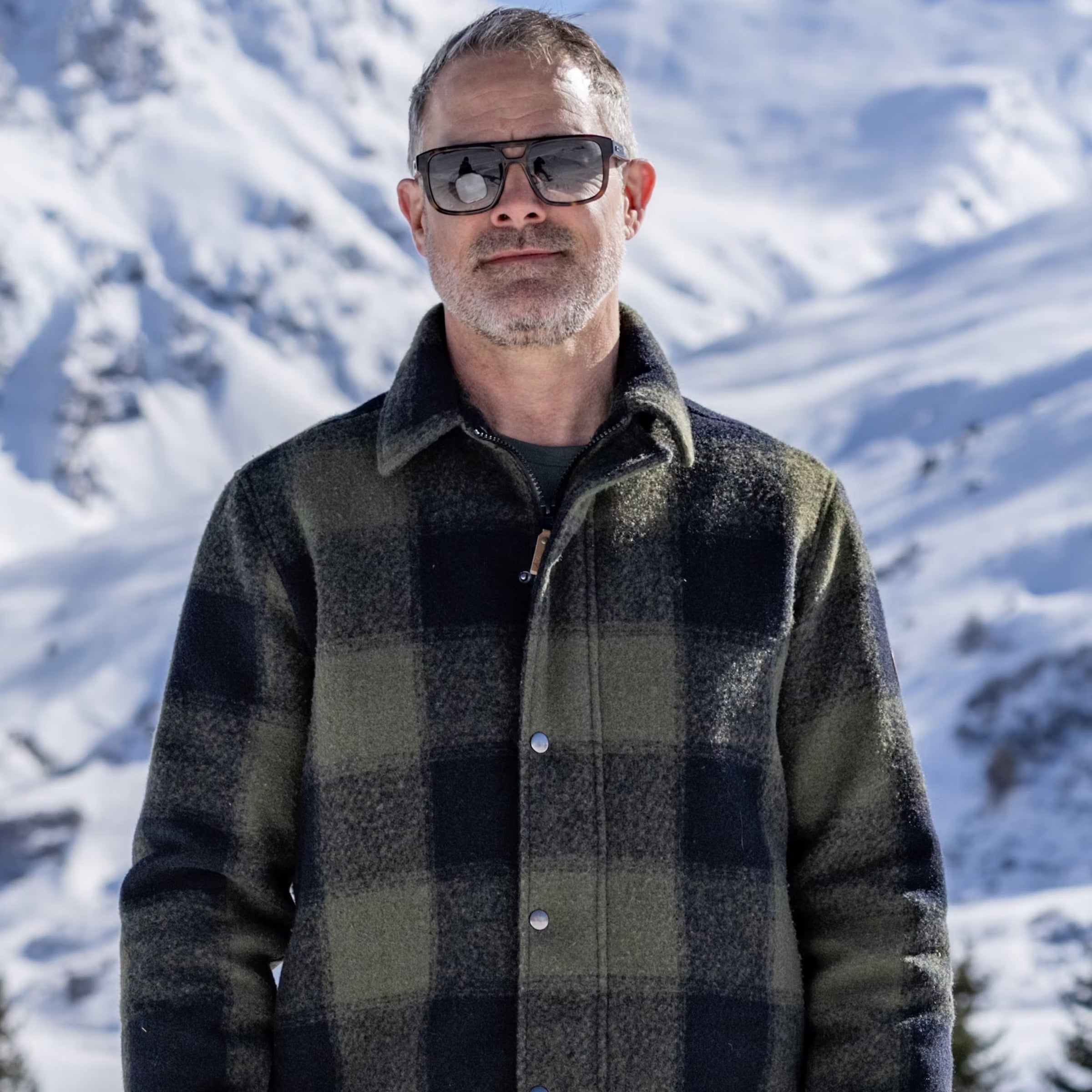 Women's jacket Jessie Check Ivy Green