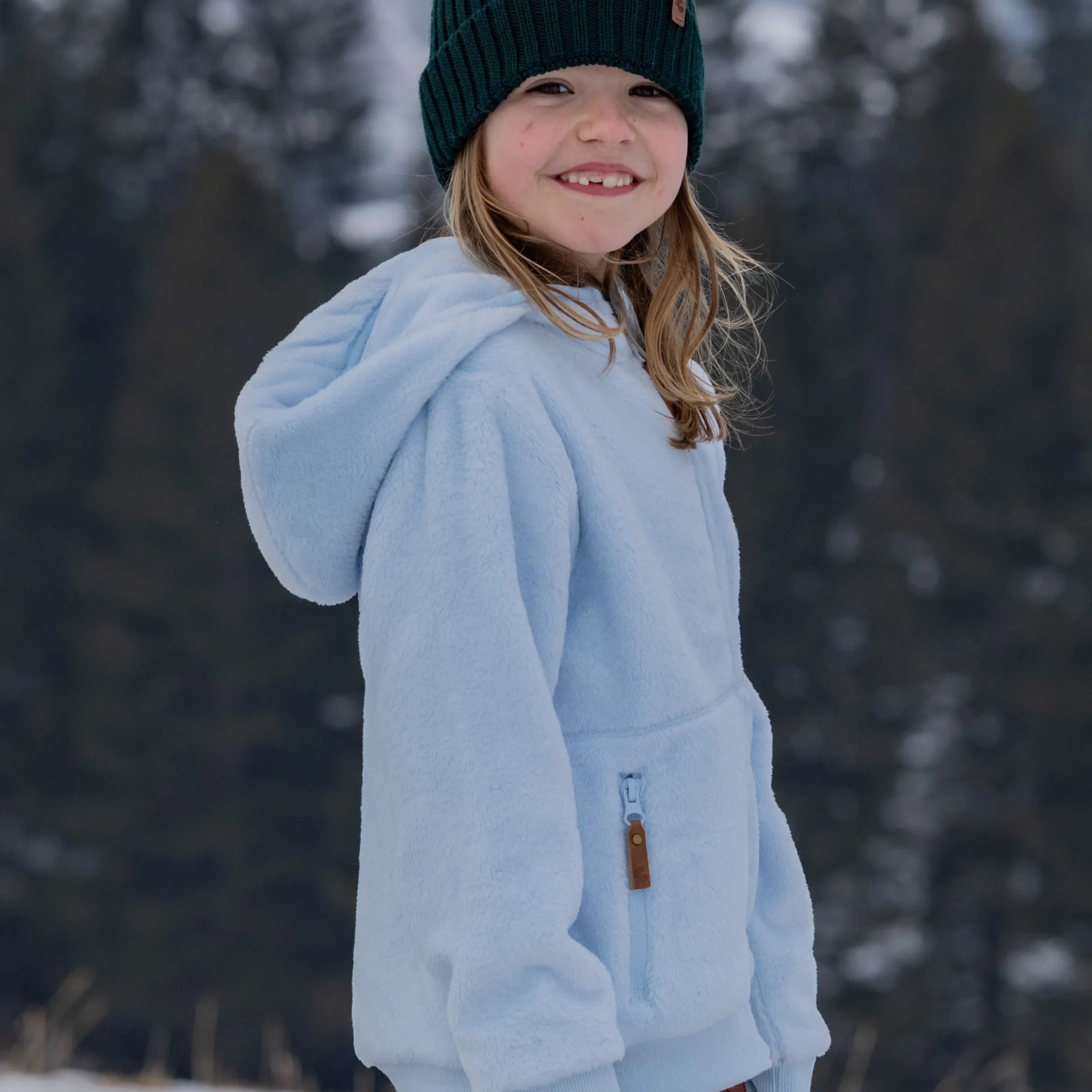 Kids fleece jacket Patsy Ice Water