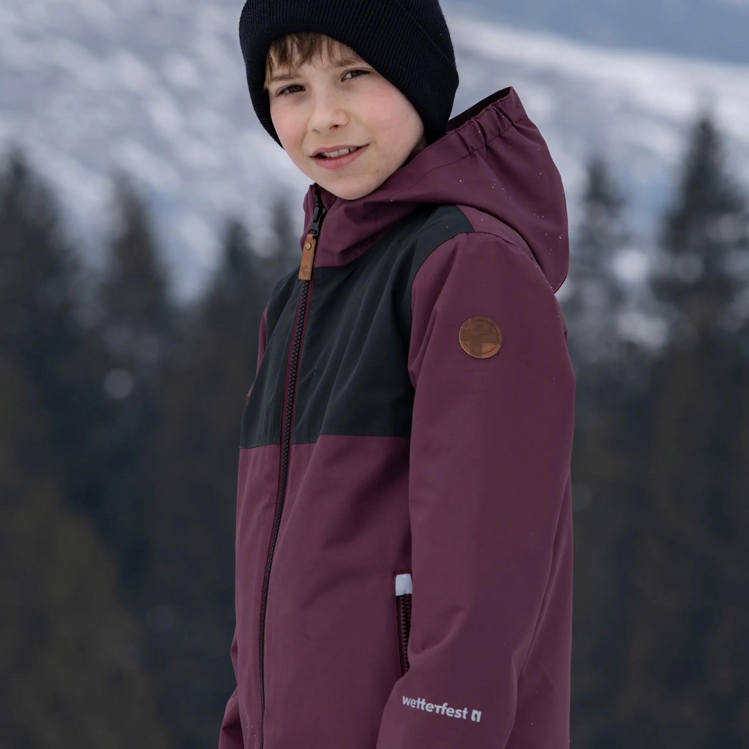 Enfants Pawel 3 en 1 veste Catawba Grape