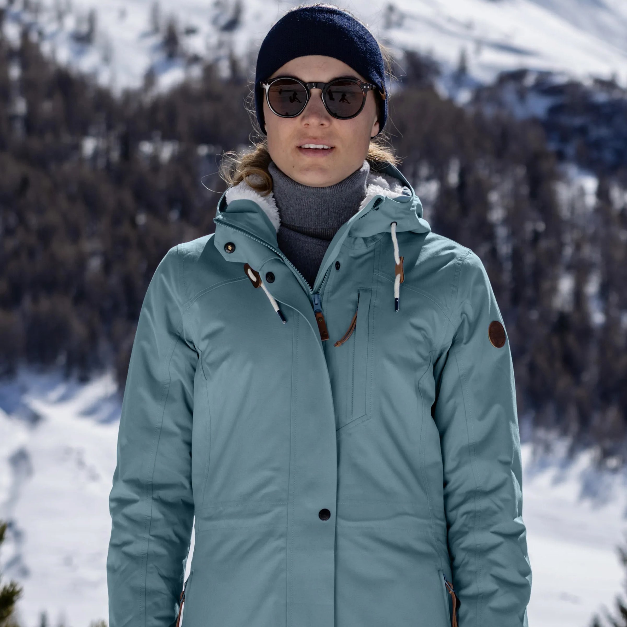 Frauen Wintermantel Gracelyn smoke blue