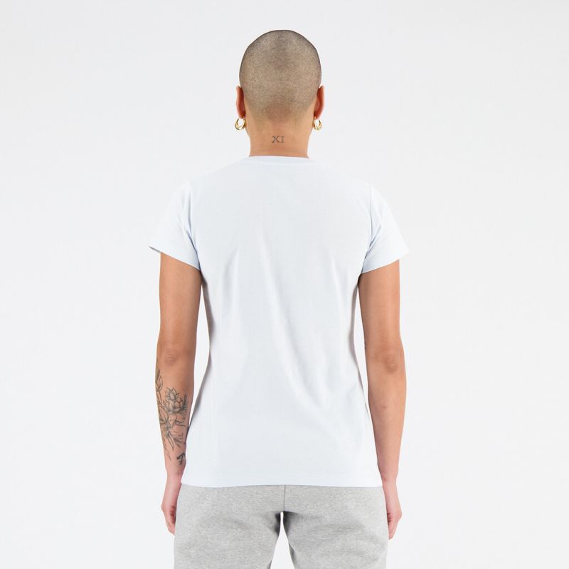 T-shirt Essentials Stacked Logo ice blue