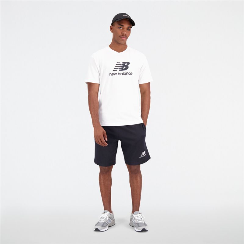 Essentials Stacked Logo T-shirt blanc