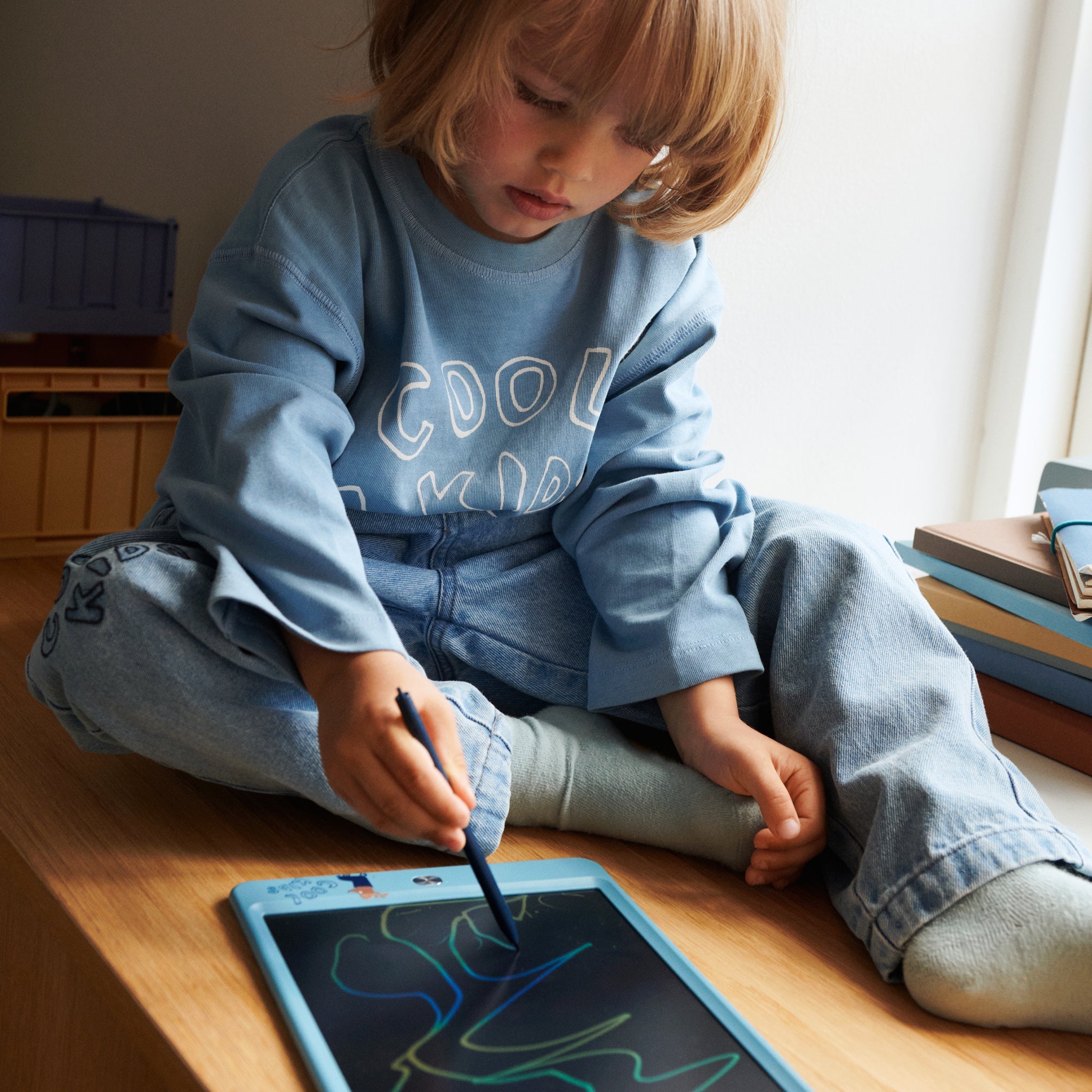 Coloring board Zora Magic Tiger Beach blue