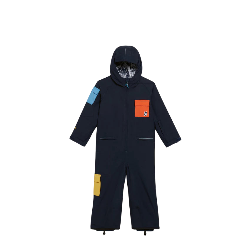 Ski suit Quest True navy Corporate red