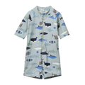 UV Badeanzug Max Printed Shark Dove blue UFP 40+