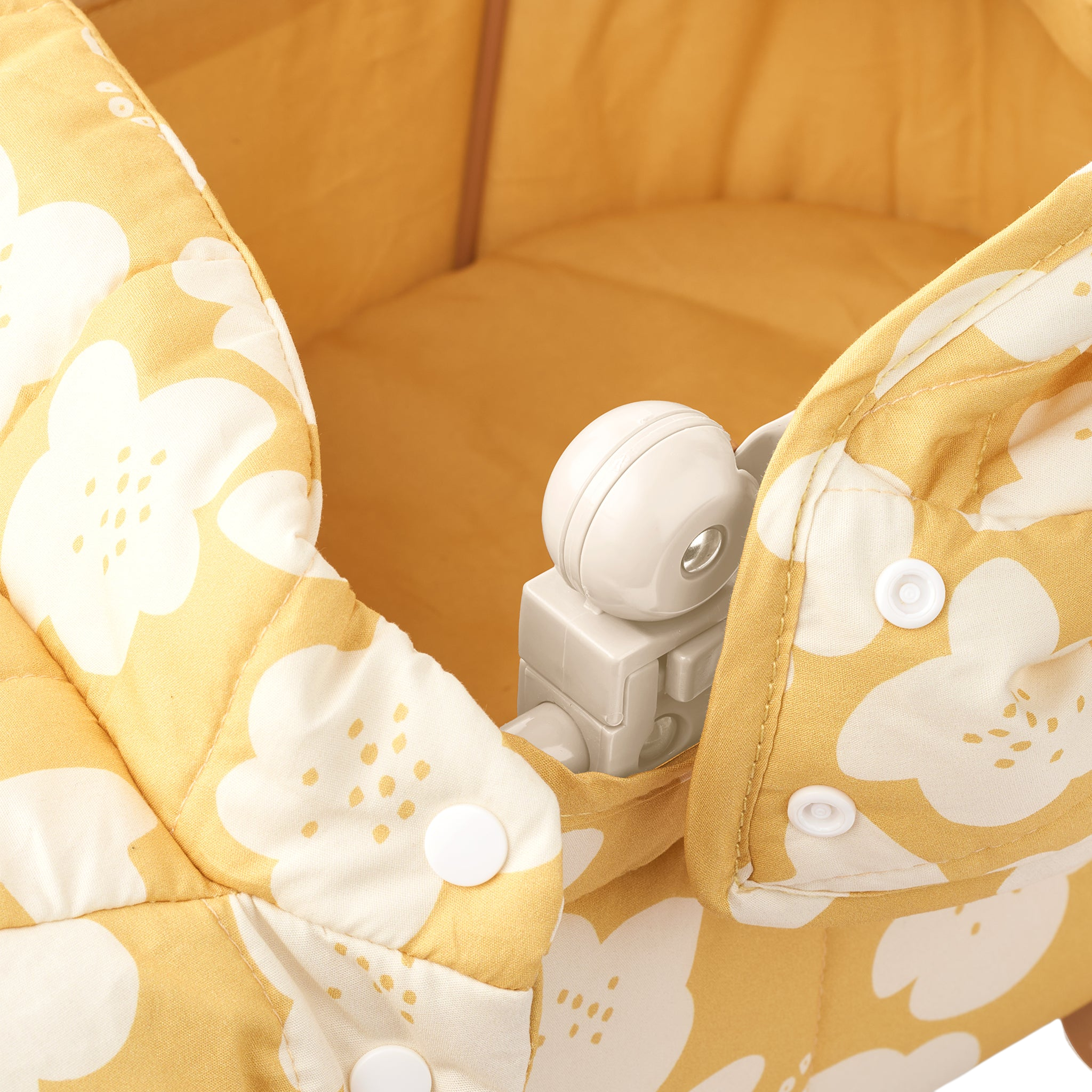 Poussette de poupée Adaline Flower Lemon yellow