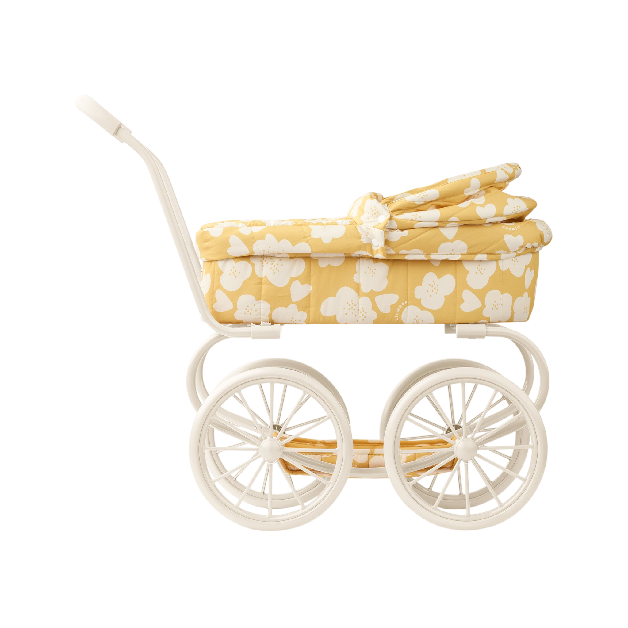 Puppenwagen Adaline Flower Lemon yellow
