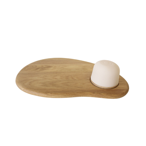 Serviertablett Fondant Eichenholz 40 cm