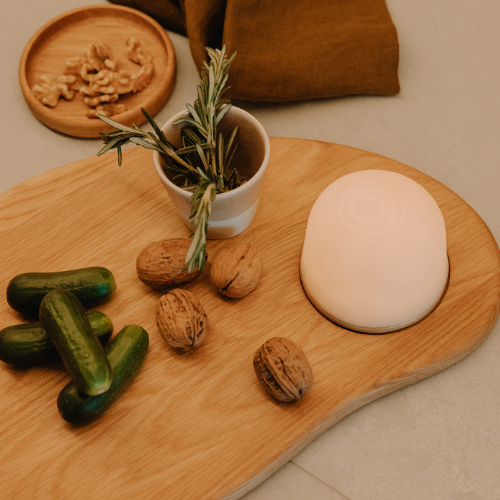 Serviertablett Fondant Eichenholz 40 cm