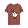 T-shirt Rooster Brown