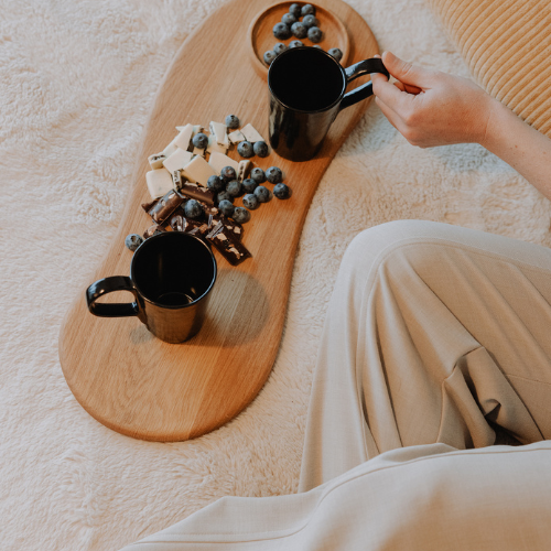 Schale Fondant Eichenholz Durchmesser 11 cm