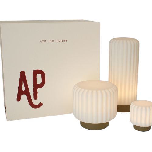 Dentelles Luxe Gift Box Mini, Tall & Wide Clay