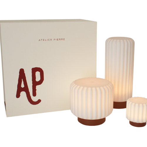 Dentelles Luxe Gift Box Mini, Tall & Wide Terra