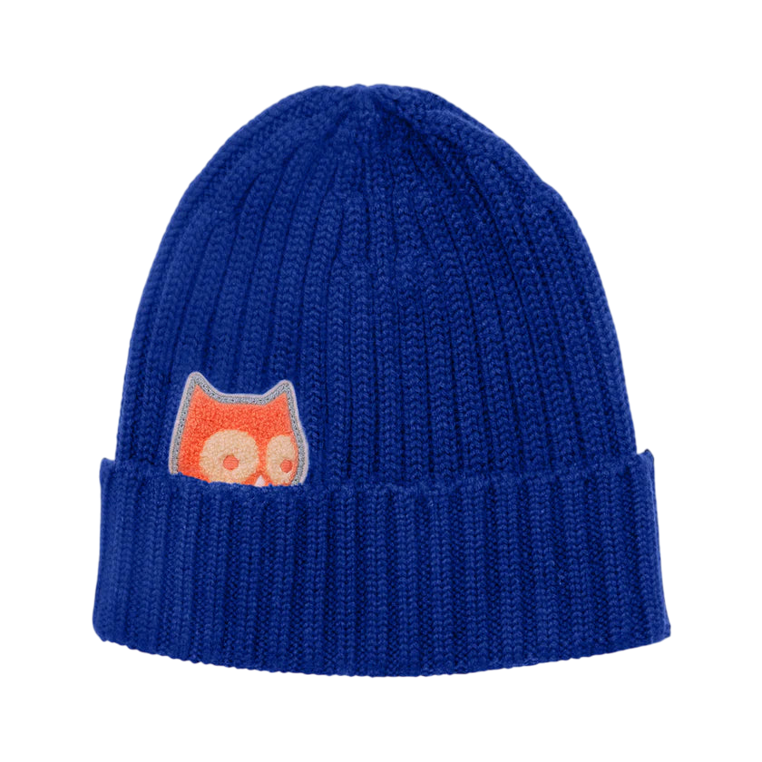 Beanie Mallet Merino Ultra blue