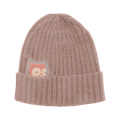 Beanie Mallet Merino Dark rose