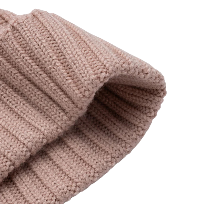 Beanie Mallet Merino Dark rose