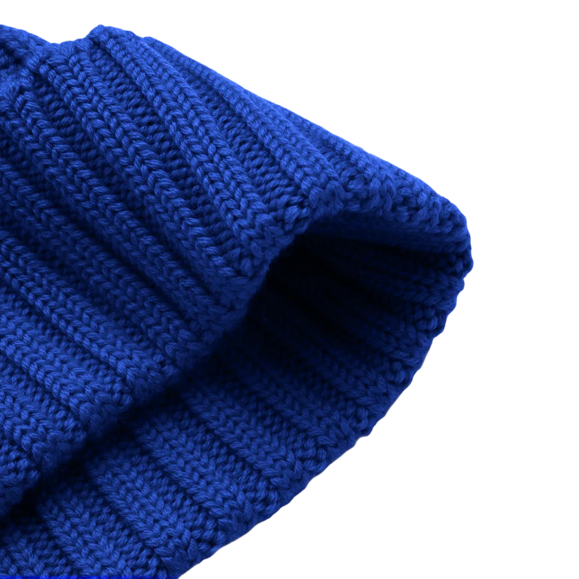 Beanie Mallet Merino Ultra blue