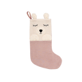Botte de Noël Ours polaire rose