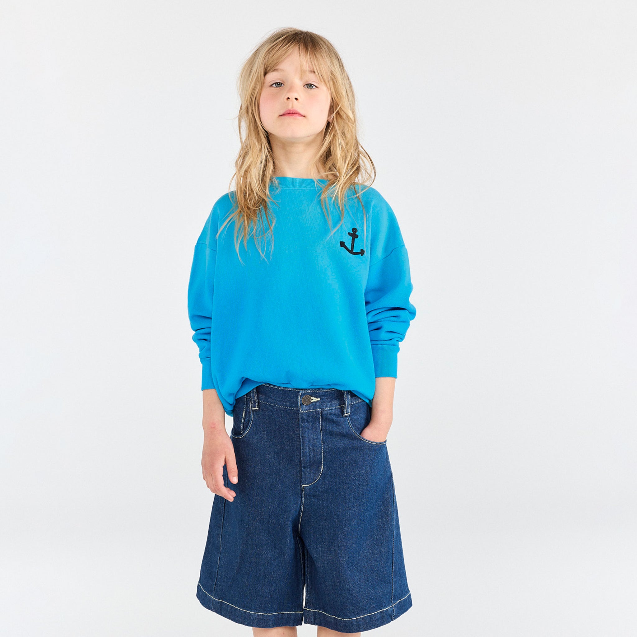 Sweatshirt Bear Blue