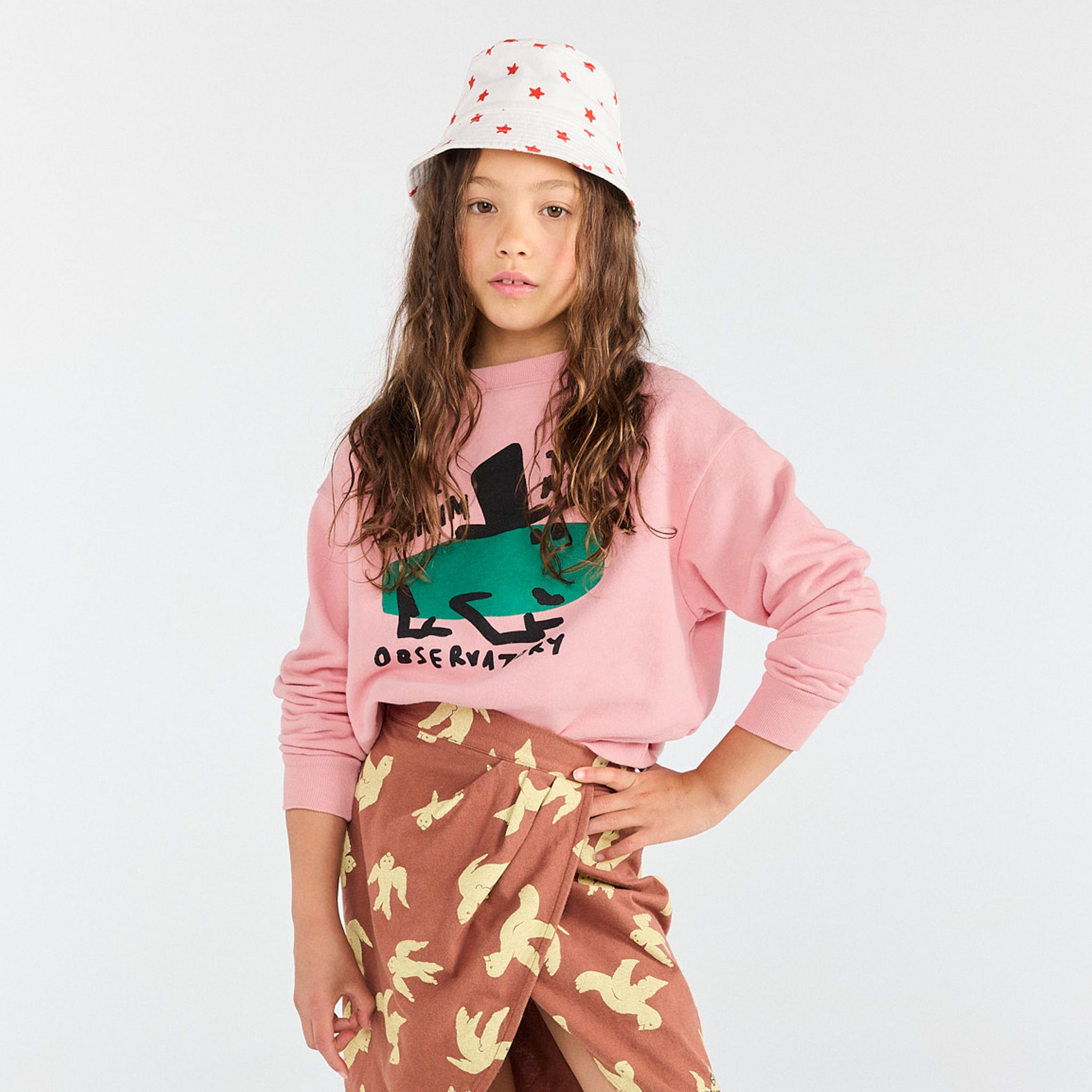 Sweatshirt Bear Soft Pink