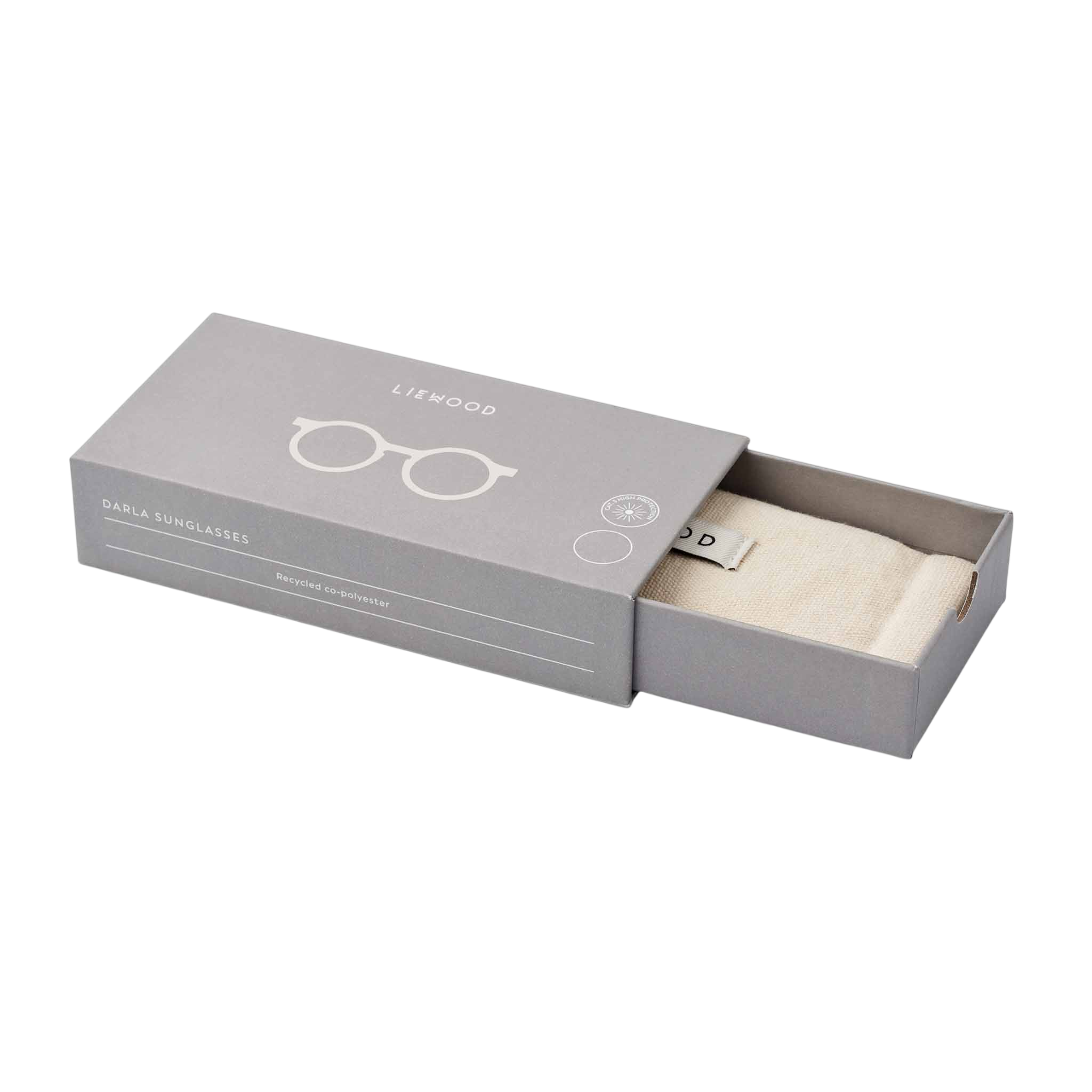 Sunglasses Darla 1-3 yrs. Rose transparent