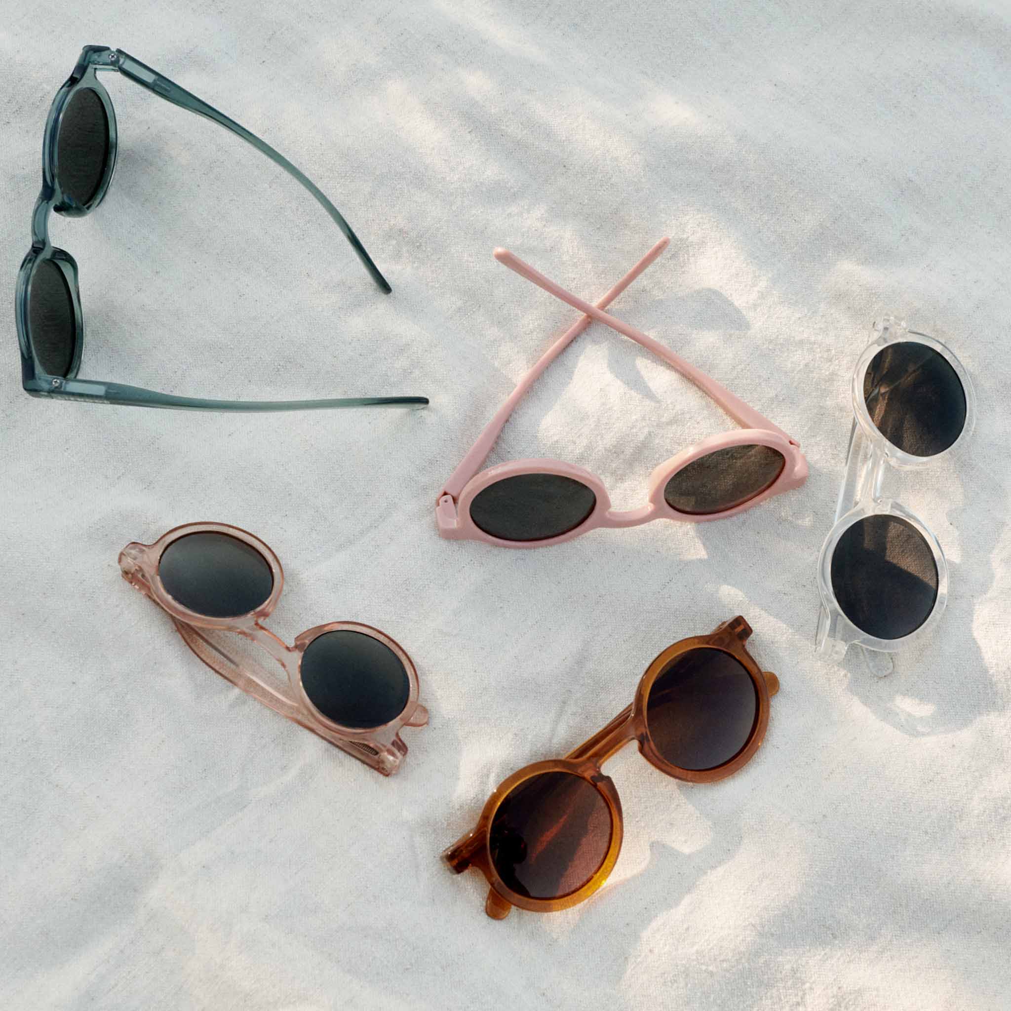 Sunglasses Darla 1-3 yrs.  Mustard transparent