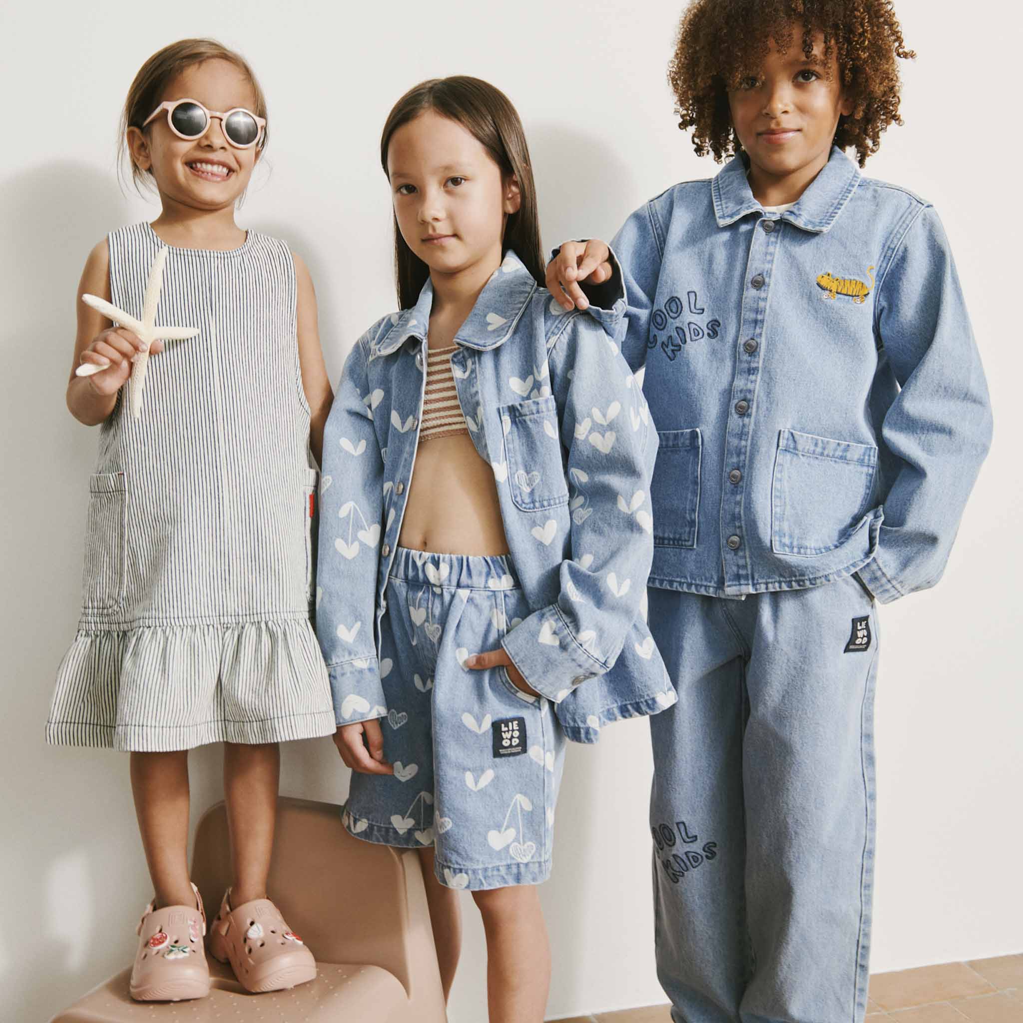 Jeans Borris Placement Cool kids Light blue denim