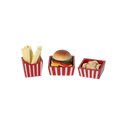 Set de burgers en bois
