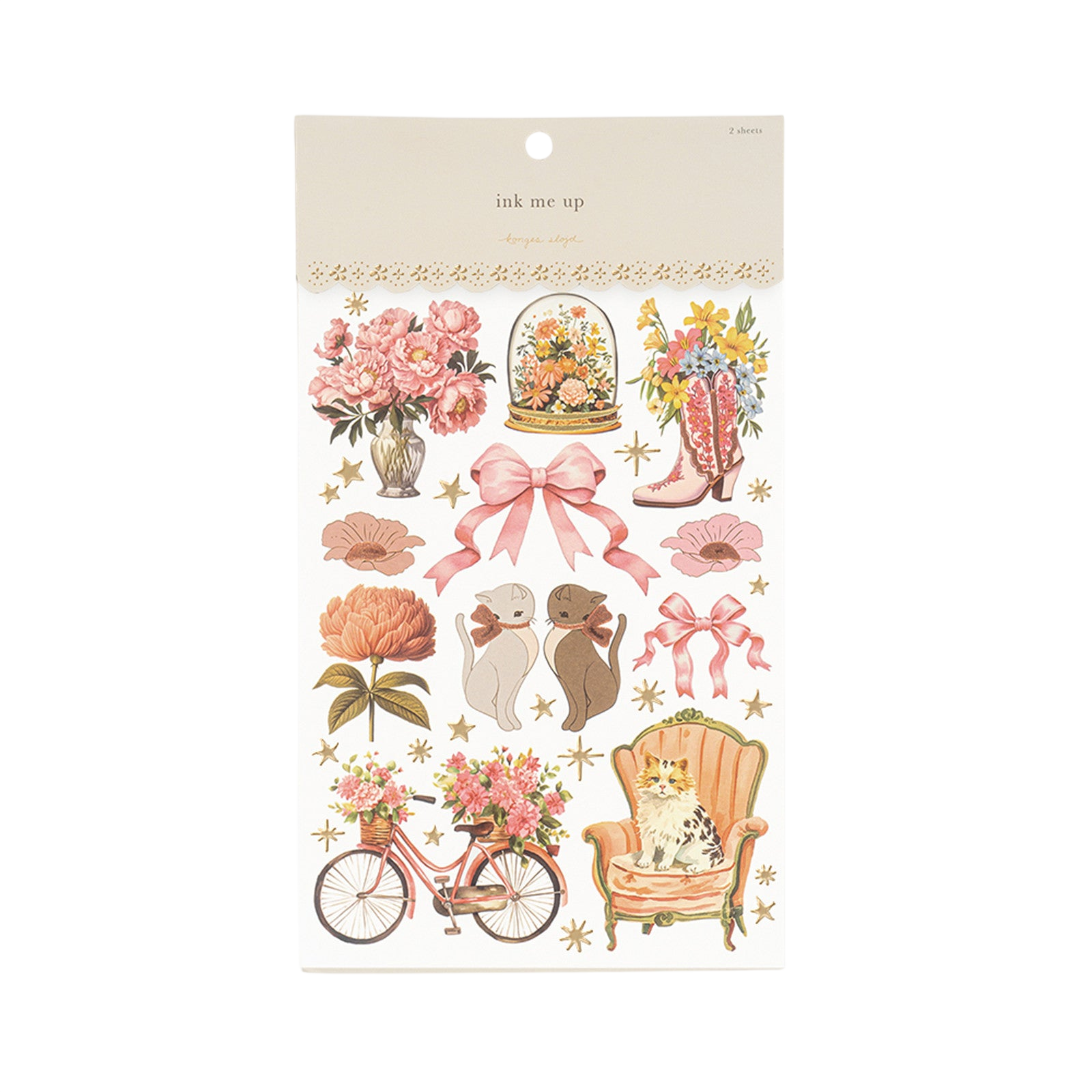 Tattoo Set + Glitzersteine Rosa Mix Pack