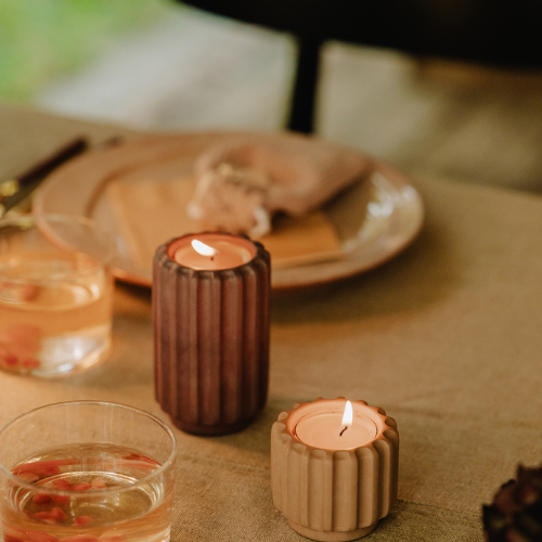 Teelichthalter  Dentelles Wide Silk