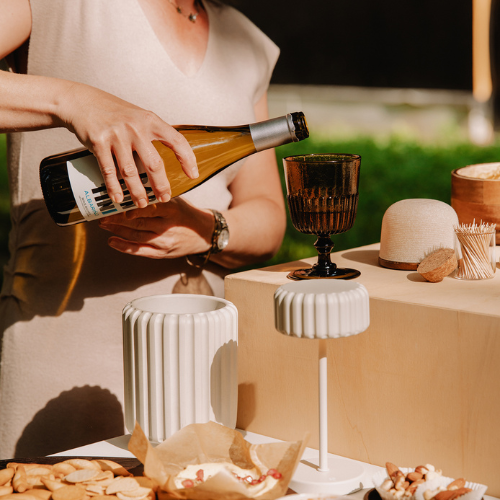 Dentelles Silk wine cooler