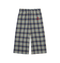 Hose Checkered Blue Flare Indigo