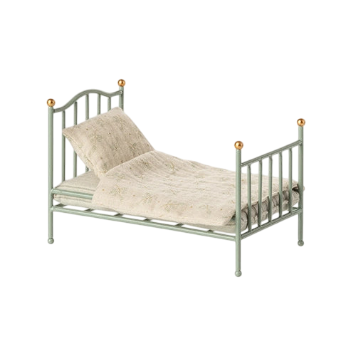 Maileg Mouse Single Bed Vintage Mint