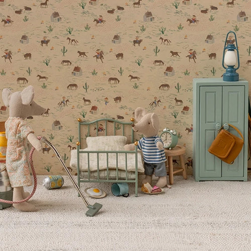 Maileg Mouse Single Bed Vintage Mint