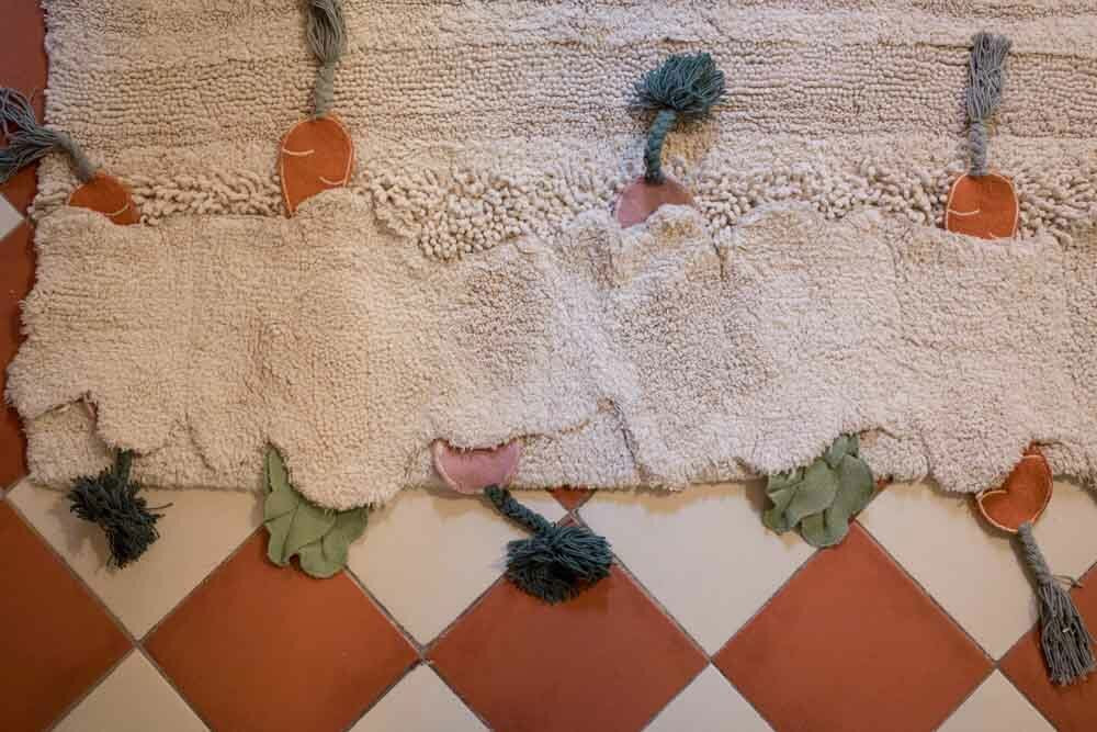 Wollteppich Veggie Garden