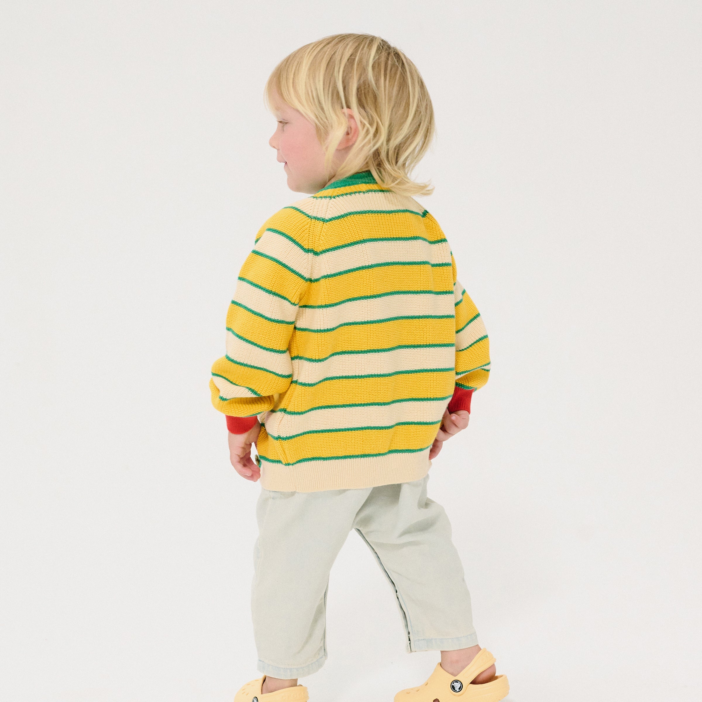 Baby Strickjacke BC Striped Multicolor