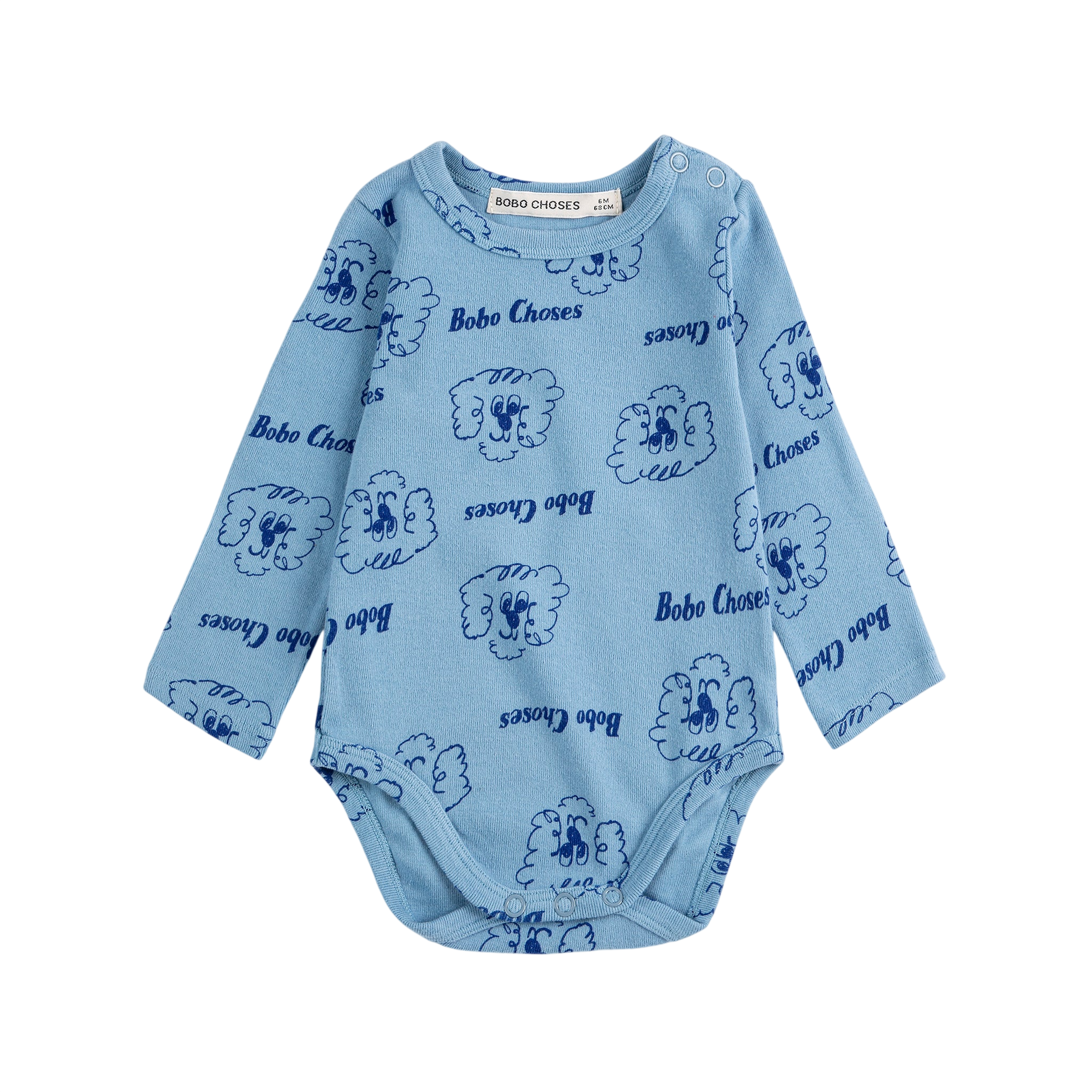 Body bébé Pickles The Dog Bleu clair