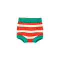 Short bébé rayé rouge