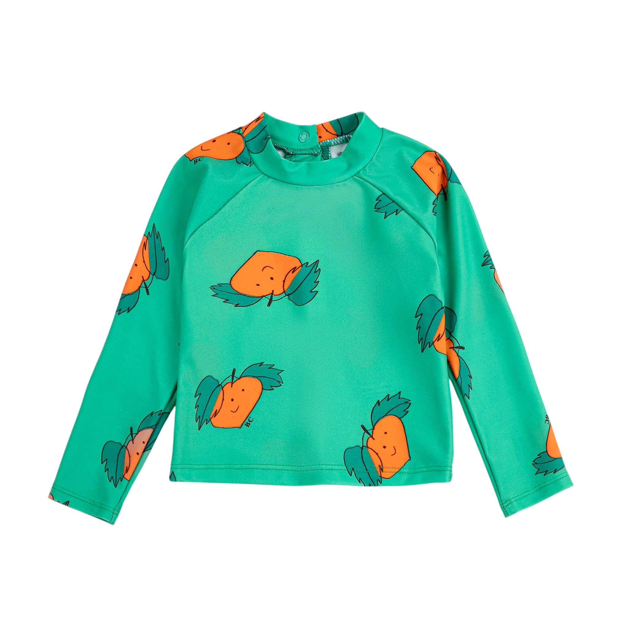 Baby UV Badeshirt Tangerine Grün