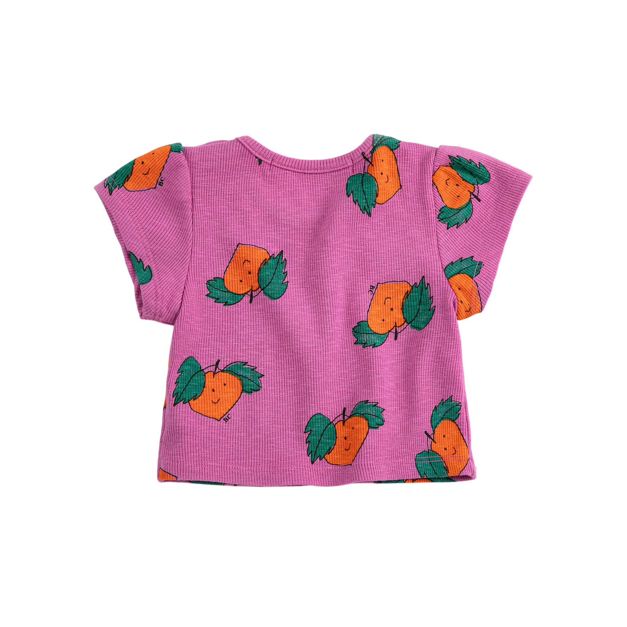 Baby T-shirt Tangerine Fuchsia