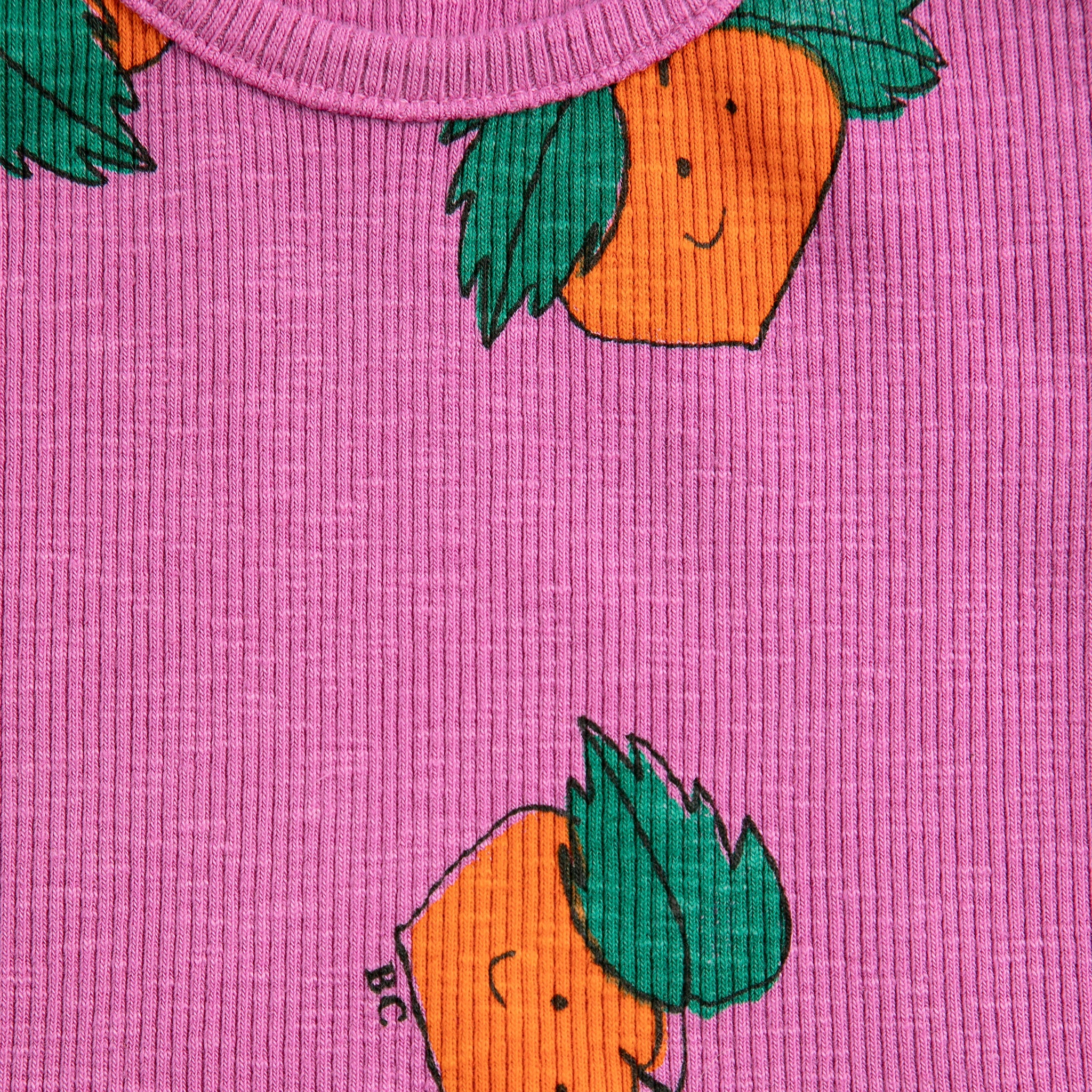 Baby T-shirt Tangerine Fuchsia