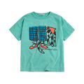 T-Shirt Dog Friendship Green