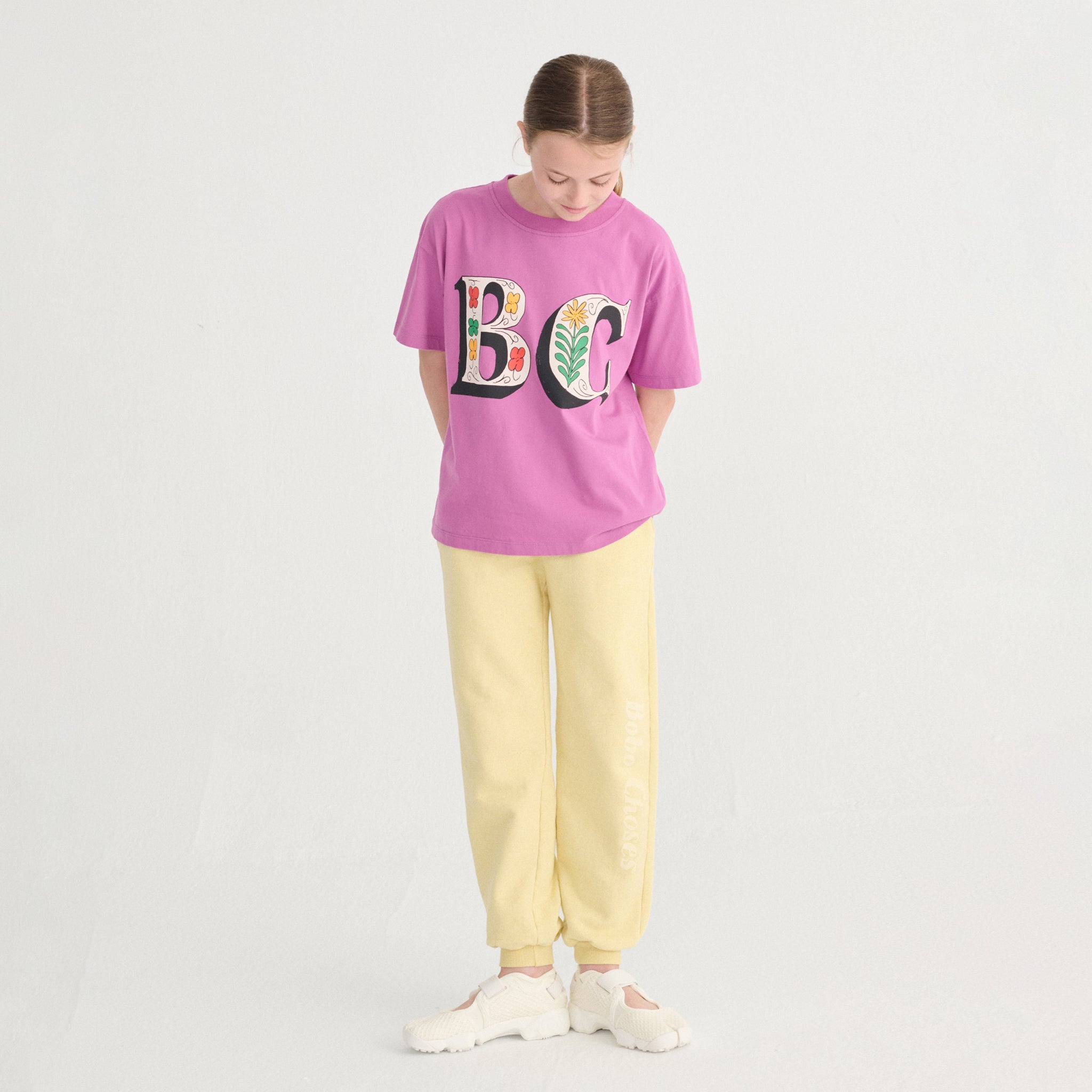 T-Shirt Spring Letters Purple