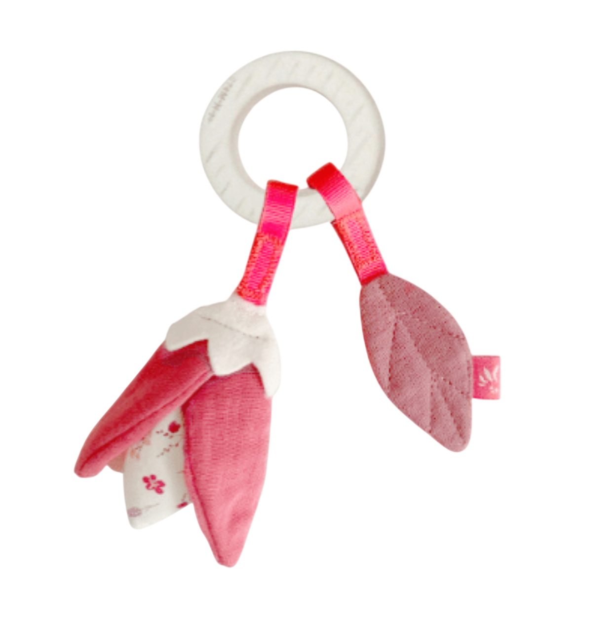 Anneau de dentition avec fleur