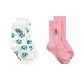 Baby Socken Flower 2er-Set Multicolor