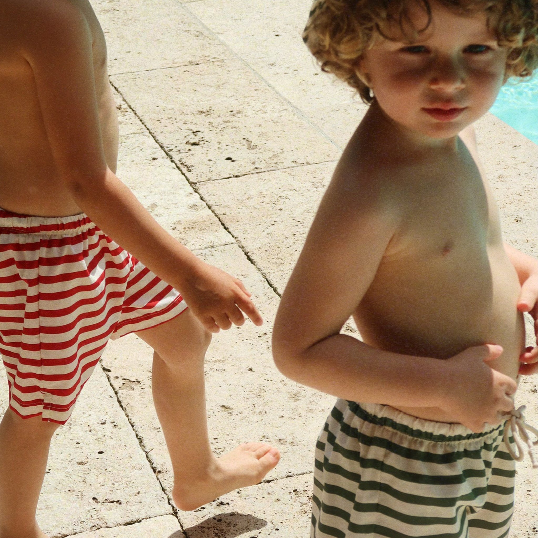 Asnou Stripe Verti swim shorts
