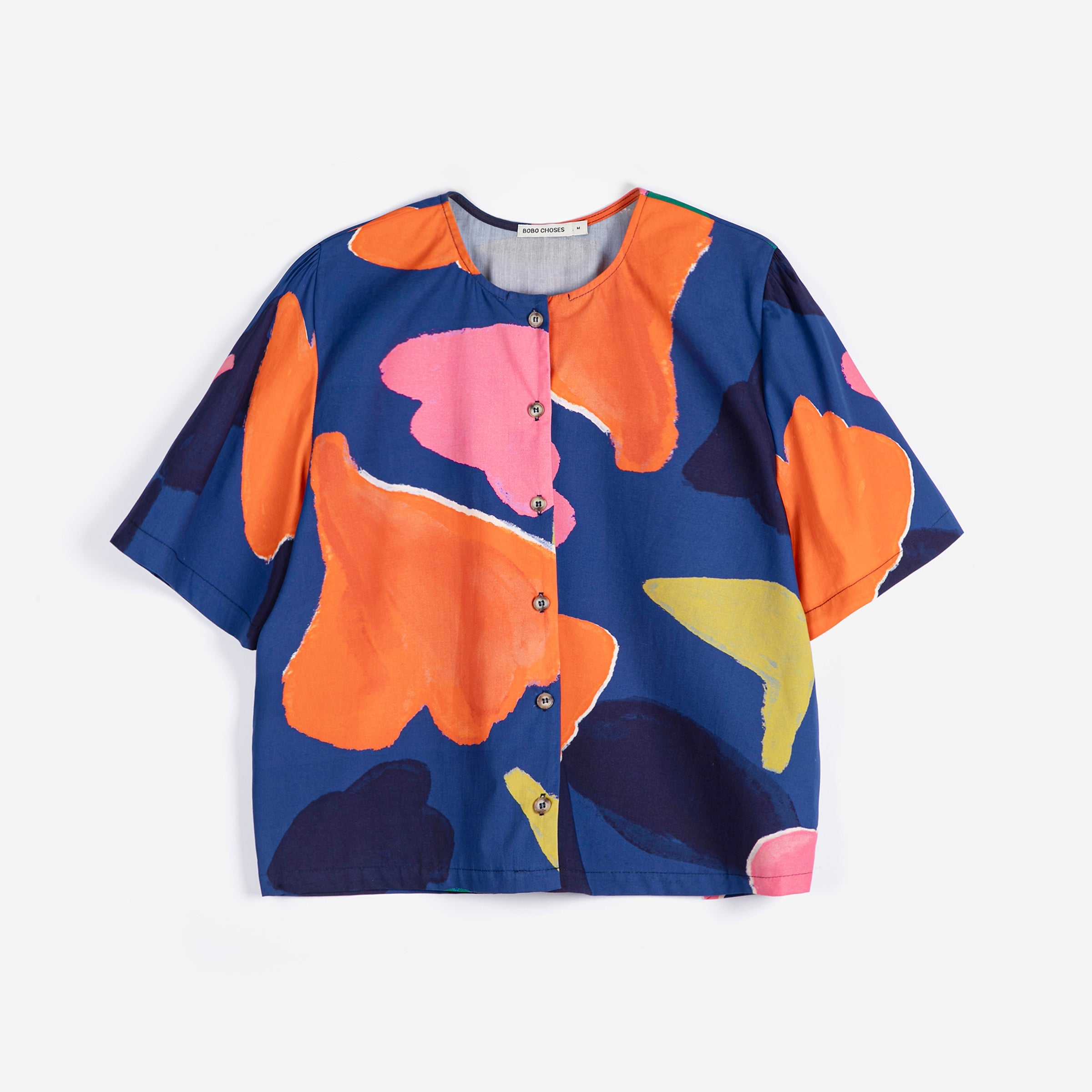 Adult Bluse Blooming Multicolor