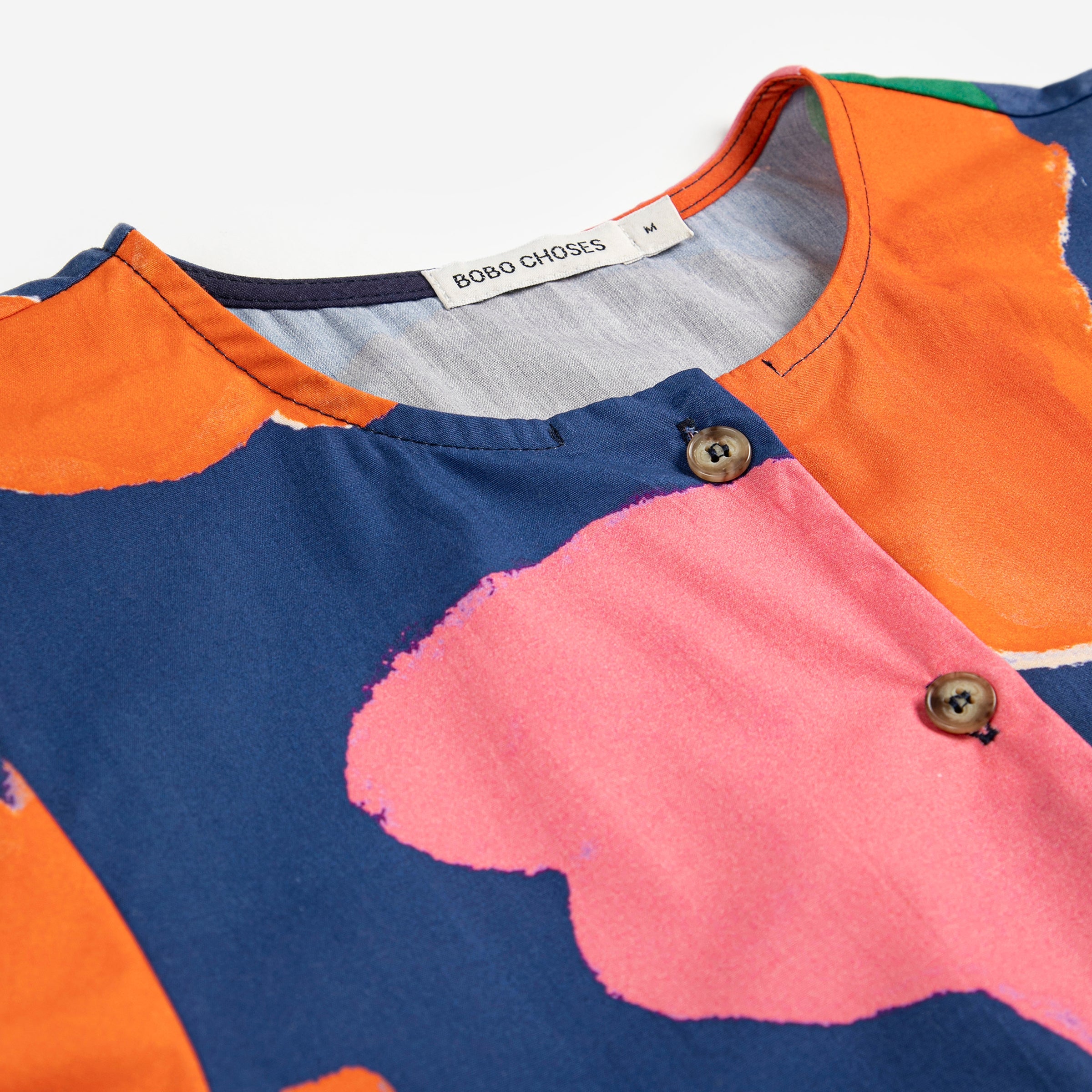 Adult Bluse Blooming Multicolor