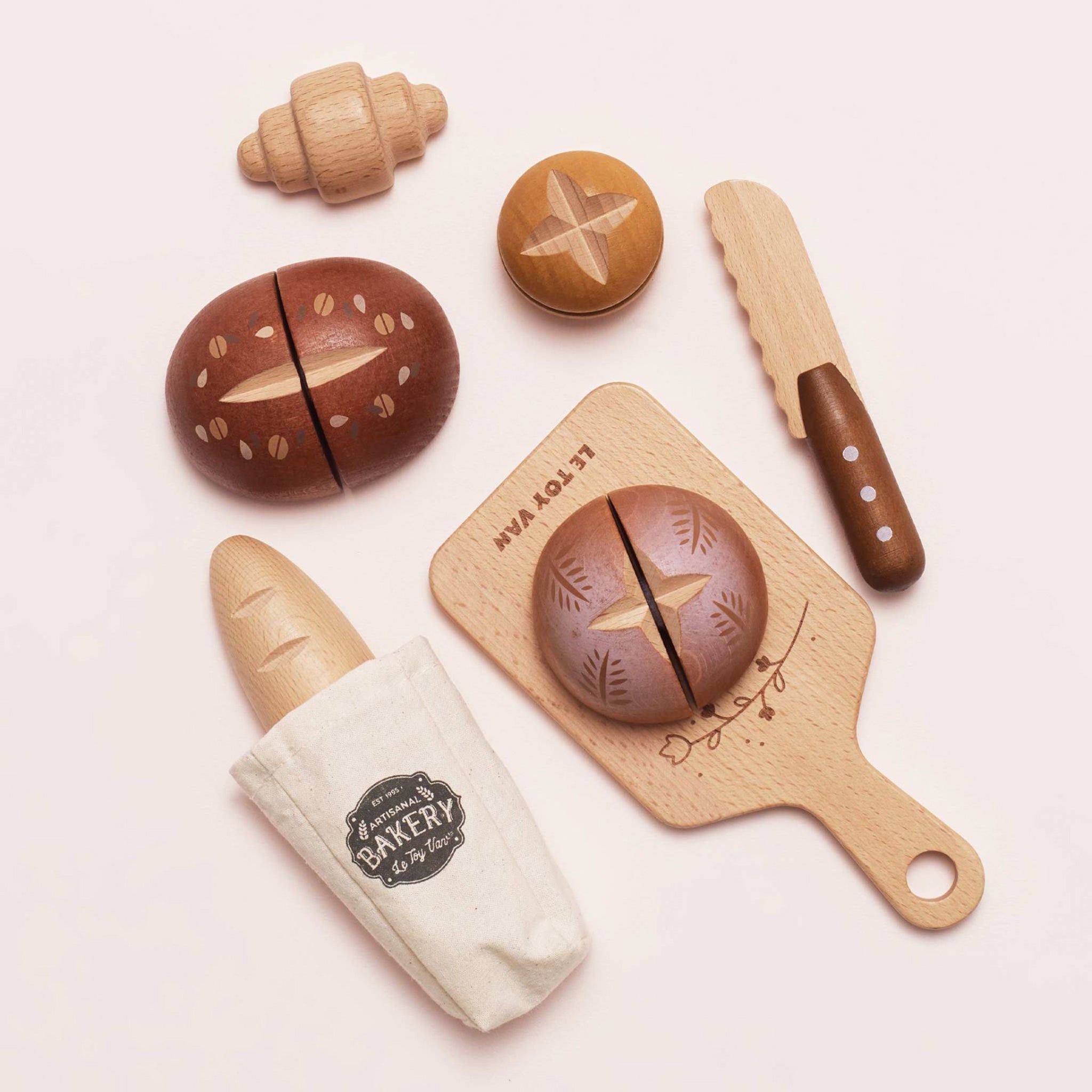 Set de pain et de couteaux