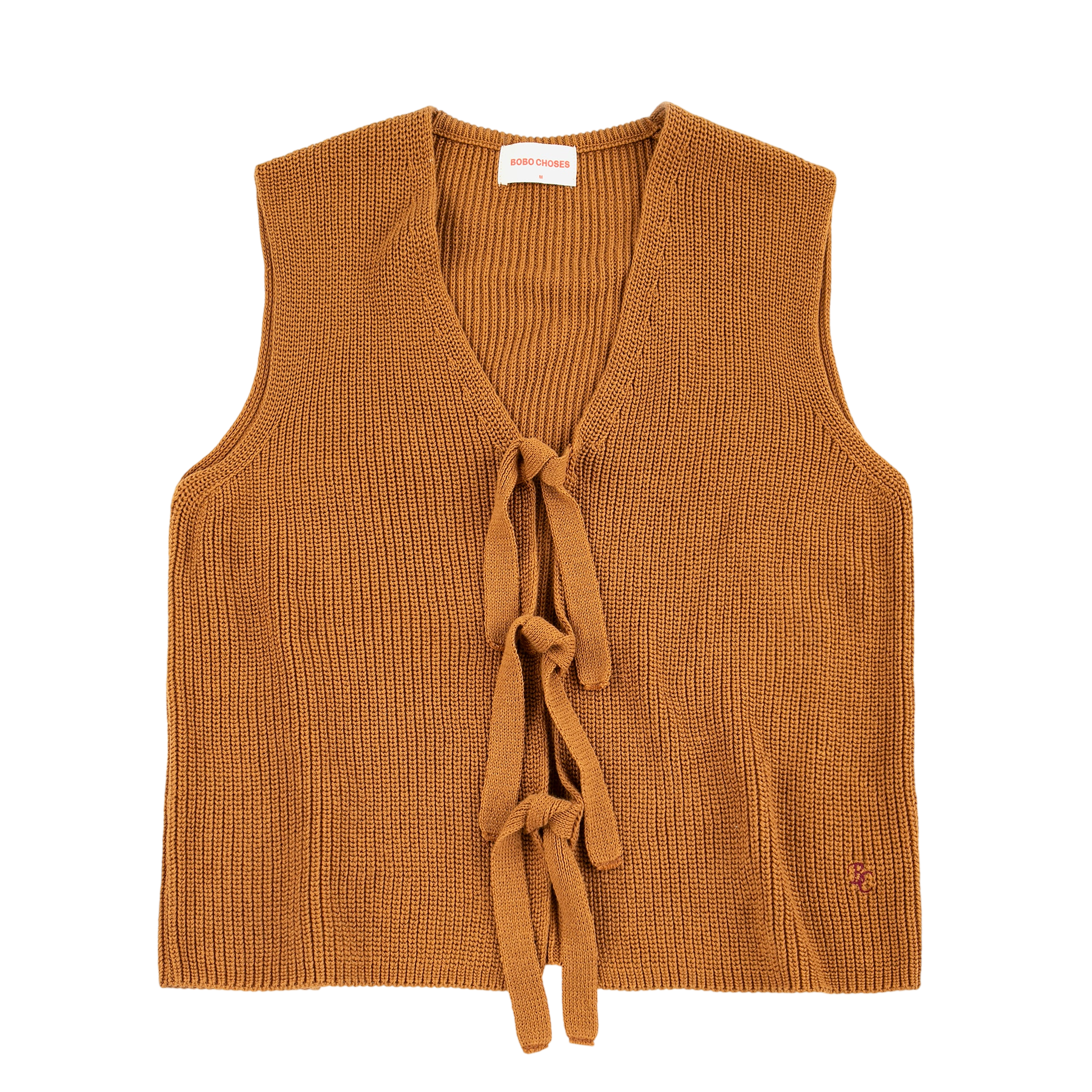 Adult vest Openwork Brown